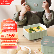 北鼎（Buydeem）陶瓷豬豬飯盒便攜保鮮盒上班族學(xué)生帶飯餐盒蒸鍋烤箱適用淺衫綠