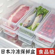 家の物語冰箱收納盒日本進(jìn)口保鮮盒食品級(jí)密封水果盒冷凍餃子廚房收納神器 魚盒（產(chǎn)地中國(guó)） 2.6L 單件裝