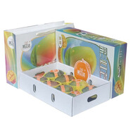 京自鮮生禮盒裝攀枝花凱特芒果青皮大芒果精選新鮮水果送禮 彩虹芒10斤禮盒裝