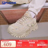 FILA FUSION斐樂女鞋經(jīng)典硬糖鞋厚底鞋時尚運動休閑鞋 【夏威夷果黃-MS】 硬糖鞋1代 36.5