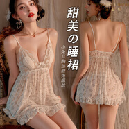 洛蔓希 情趣內(nèi)衣 性感睡衣女吊帶碎花裙透視免脫丁字褲成人用品女人專用