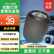 AEC無(wú)線(xiàn)藍牙音箱迷你小音響B(tài)T618便攜式插卡電腦家用戶(hù)外低音炮車(chē)載FM收音機店鋪收款無(wú)線(xiàn)播報喇叭 BT201【4g內存卡+流行音樂(lè )】