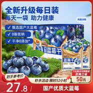 三只松鼠每日藍莓干256g/16包 無添加水果干果脯小包裝兒童老人辦公室零食