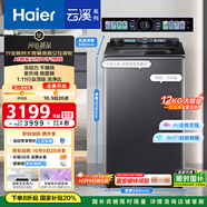 海爾（Haier）云溪波輪洗衣機全自動京東自營12KG大容量雙動力AI語音交互XQS120-BEV75N6U1紫外殺菌WIFI智能物聯(lián)