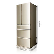 松下（Panasonic）日本原裝進(jìn)口電冰箱586升無霜變頻一鍵自動制冰NR-F604VT-N5 NR-F504VT-N5【489L】輕微瑕疵機(jī) 原