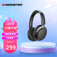 魔聲（MONSTER）Persona 3rd ANC主動(dòng)降噪頭戴式藍(lán)牙耳機(jī) 無線金標(biāo)音質(zhì)適用蘋果華為小米手機(jī)電腦白 云雅黑