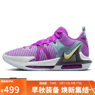 耐克NIKE籃球鞋男詹姆斯7代LEBRON WITNESS 7運動(dòng)鞋DM1122-500紫紅42
