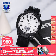 卡西歐（CASIO）【送禮物】女手表BABYG多彩夏日BGA-320海洋系運動(dòng)學(xué)生電子表 BGA-310C-1APR甜酷黑巧克力