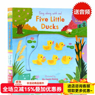五只小鴨子Sing Along with Me Five Little Ducks英文原版繪本 歐美經(jīng)典兒歌童謠機(jī)關(guān)操作書 幼兒?jiǎn)⒚勺x本