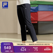 FILA 斐樂官方女士針織長褲2025年健身運(yùn)動(dòng)簡約基礎(chǔ)直口褲
