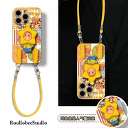 達赫插畫(huà)星星人支架掛繩適用17promax手機殼iPhone16/15創(chuàng  )意mate6卡通OPPOReno14可愛(ài)vivos3菲林榮耀9 菲林硬殼插畫(huà)星星人支架皮扣掛繩 榮耀X70