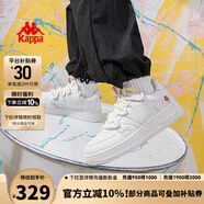KAPPA卡帕女鞋厚底板鞋女2025秋季新款軟底休閑鞋子女百搭運(yùn)動小白鞋女 33CJ-012韓國白 37 (230mm)