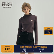 Teenie Weenie小熊秋冬隨心裁發(fā)熱肌底衣灰色T恤白色上衣打底衫女 煤灰色 XL (175)