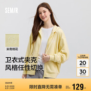 森馬迪士尼米奇家族合作外套女連帽寬松2025春季繡花夾克109125108001
