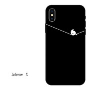 OLOEYiphone7蘋果6s手機殼6plus硅膠全包軟殼5s情侶浮雕8X掛繩保護套se 5.8寸iPhonex一線胖鳥