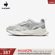 樂卡克（Le coq sportif）【訓練】法國公雞男女同款訓練運動休閑鞋 灰/銀 39