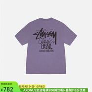 STUSSY短袖T恤大Logo春夏情侶寬松簡(jiǎn)約后背字母印花街頭潮牌戶(hù)外運動(dòng) Grape紫色 S (胸圍99cm)
