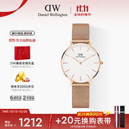 丹尼爾惠靈頓（DanielWellington）DW手表女表 簡約女士手表 時尚歐美表送女友生日禮物DW00100163