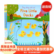 五只小鴨子Sing Along with Me Five Little Ducks英文原版繪本 歐美經(jīng)典兒歌童謠機關(guān)操作書(shū) 幼兒?jiǎn)⒚勺x本 預售