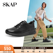 圣伽步（Skap）運動(dòng)休閑鞋男士透氣戶(hù)外旅游板鞋 黑色 39