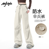 MJ STYLE工裝直筒褲子女2026秋冬加絨款保暖軟殼滑雪戶(hù)外運動(dòng)風(fēng)闊腿褲