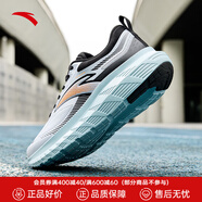 安踏（ANTA）輕云丨男鞋運動鞋冬季緩震跑步鞋子男輕便軟底休閑鞋百搭 霧灰/基礎(chǔ)黑-1 42 8.5 (男42)
