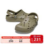 卡駱馳（CROCS）洞洞鞋貝雅男鞋女鞋輕便耐磨一腳蹬拖鞋休閑鞋|10126 卡其色-260 36 /37(220mm)