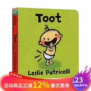 Tickle 一根毛臟小孩 名家 Leslie Patricelli 幼兒啟蒙認知紙板書 行為習慣禮儀培養(yǎng)圖畫書 小毛孩英文原版繪本 【小毛孩】放屁嘟嘟聲 (紙板書) .