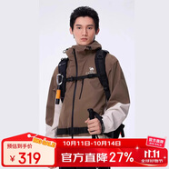 駱駝【三防】女裝沖鋒衣外套年夏季新款男女拼色防水防風(fēng)夾克