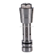 廠(chǎng)家直銷(xiāo)高精度PCB鉆鑼機成型精雕雕刻機主軸263504夾頭筒夾咀嘴 開(kāi)槽機B8*孔徑3.175mm*三瓣