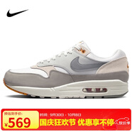 耐克NIKE休閑鞋男子氣墊AIR MAX 1運(yùn)動(dòng)鞋IB1492-121白灰/卡其40