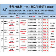 HASEE Ares Z8游戲筆記本電腦Tx8/9/Z8D6/Z7游戲I7筆記本電腦Rtx3070 12神舟/炫龍十代1650/1650T 8GB256G固態(tài)硬盤(pán)套餐二