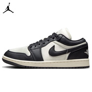 Jordan籃球鞋男女AJ1喬1 JORDAN 1低幫運(yùn)動(dòng)鞋F(xiàn)B9893-101帆白黑38.5