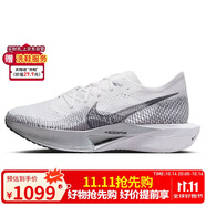 耐克NIKE男碳板跑步鞋透氣VAPORFLY NEXT% 3運動鞋DV4129-100白灰40.5