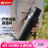 孔雀（Peacock）戶外旅行露營大容量水杯不銹鋼運動杯便攜杯子