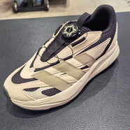 阿迪達斯 （adidas）女鞋大童鞋秋季新款LIGHTBLAZE「流光跑鞋」緩震回彈運動(dòng)休閑鞋 KJ6285/黑色/褐色/礬土棕 35.5