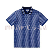 LACOSTE夏季新款男士翻領(lǐng)polo短袖T恤印花POLO休閑時(shí)尚商務(wù)上衣 1 M 100-125斤