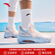 安踏（ANTA）KT籃球鞋男湯普森運動(dòng)鞋男緩震防滑防側翻實(shí)戰比賽氣墊球鞋子男 【KT3 team】2代嬰兒粉/瀑布藍-4 40 (250mm)