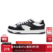 杰克·瓊斯（JACK&JONES）男鞋不同材質(zhì)拼接舒適百搭時尚潮流個性酷帥高街休閑鞋2252C8004 E40黑色 40