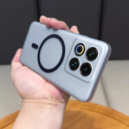 魯深魅族22磁吸輕薄半透磨砂軟殼防摔實黑MEIZU22保護套硬殼PC男女款親膚M582Q/M582V清水套全包鏡頭 透黑魅族22 冰霧硬殼磁吸款 半透明殼【贈保護膜】