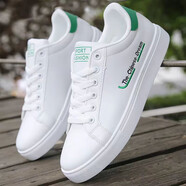 R RED DRAGONFLY紅蜻蜓男鞋小白鞋2025新款潮流百搭透氣平底運動(dòng)休閑鞋 K0295白綠色 40 標準碼