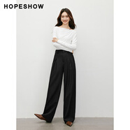 紅袖（hopeshow）休閑褲 長(cháng)褲 黑色 L