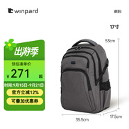 WINPARD威豹雙肩包商務(wù)背包男雙肩電腦包休閑男包旅行包雙背包女 標(biāo)準(zhǔn)版(不帶雨罩)17寸星空灰