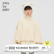 jnby by JNBY江南布衣童裝冬綿羊毛毛衣套頭斗篷型蝙蝠袖可愛女童兒童1N031109 125原坯色 100 cm