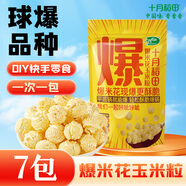 十月稻田 球形爆米花專(zhuān)用玉米粒 1.4斤7袋 (爆裂玉米 DIY 自制爆米花原料)