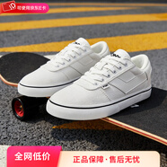 普尼PONY1972戶外運動舒適耐磨滑板鞋Skate男女低幫休閑帆布運動鞋 231U1SK03RW 白色 45