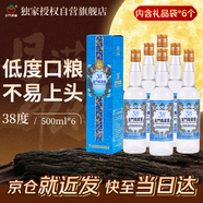 金門(mén)高粱 藍金龍 清香型白酒 38度500ml*6瓶宴請整箱裝 【中秋宴請送禮】
