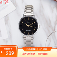 卡西歐（CASIO）手表女士指針系列通勤防水學(xué)生石英腕表女送女友LTP-VT01D-1B