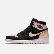 AJNIKER純原AJ1高幫籃球鞋aj1大學藍閃電倒鉤聯(lián)名休閑情侶鞋頭層皮運動鞋 aj1黑粉-莆田熱賣NIKE 36 _(毒包裝下單后聯(lián)系客服備注)