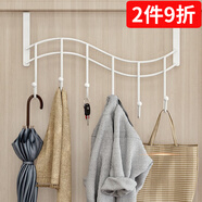 索爾諾 門后掛鉤衣架衣服神器免打孔墻上臥室門上壁掛收納衣帽架 顏色隨機(jī)發(fā)1 【單個裝】